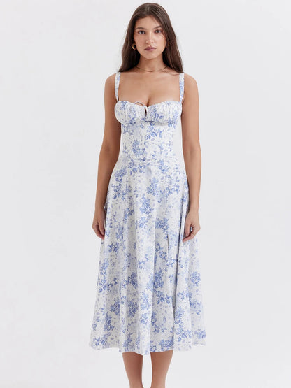 The Flora Corset Midi