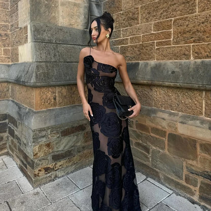 The Noir Bloom Gown