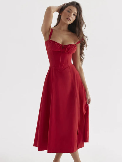 The Flora Corset Midi